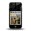 side hustle back phone cover | glass case for iphone 15