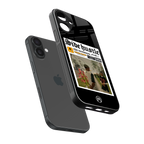 side hustle back phone cover | glass case for iphone 16 plus