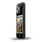 side hustle back phone cover | glass case for iphone 16 pro max