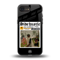 side hustle back phone cover | glass case for iphone 16e