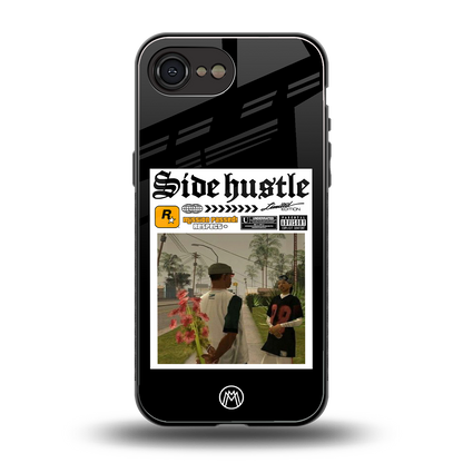 side hustle back phone cover | glass case for iphone 16e