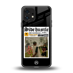 side hustle back phone cover | glass case for nothing phone 1