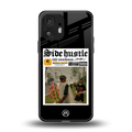 side hustle back phone cover | glass case for nothing phone 2