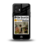 side hustle back phone cover | glass case for nothing phone 2