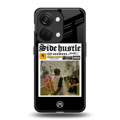 side hustle back phone cover | glass case for oneplus nord 3