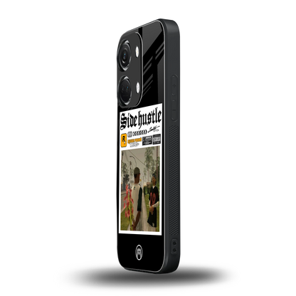 side hustle back phone cover | glass case for oneplus nord 3