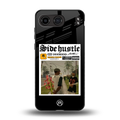 side hustle back phone cover | glass case for oneplus nord 4