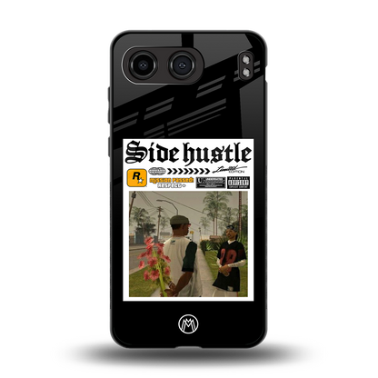 side hustle back phone cover | glass case for oneplus nord 4