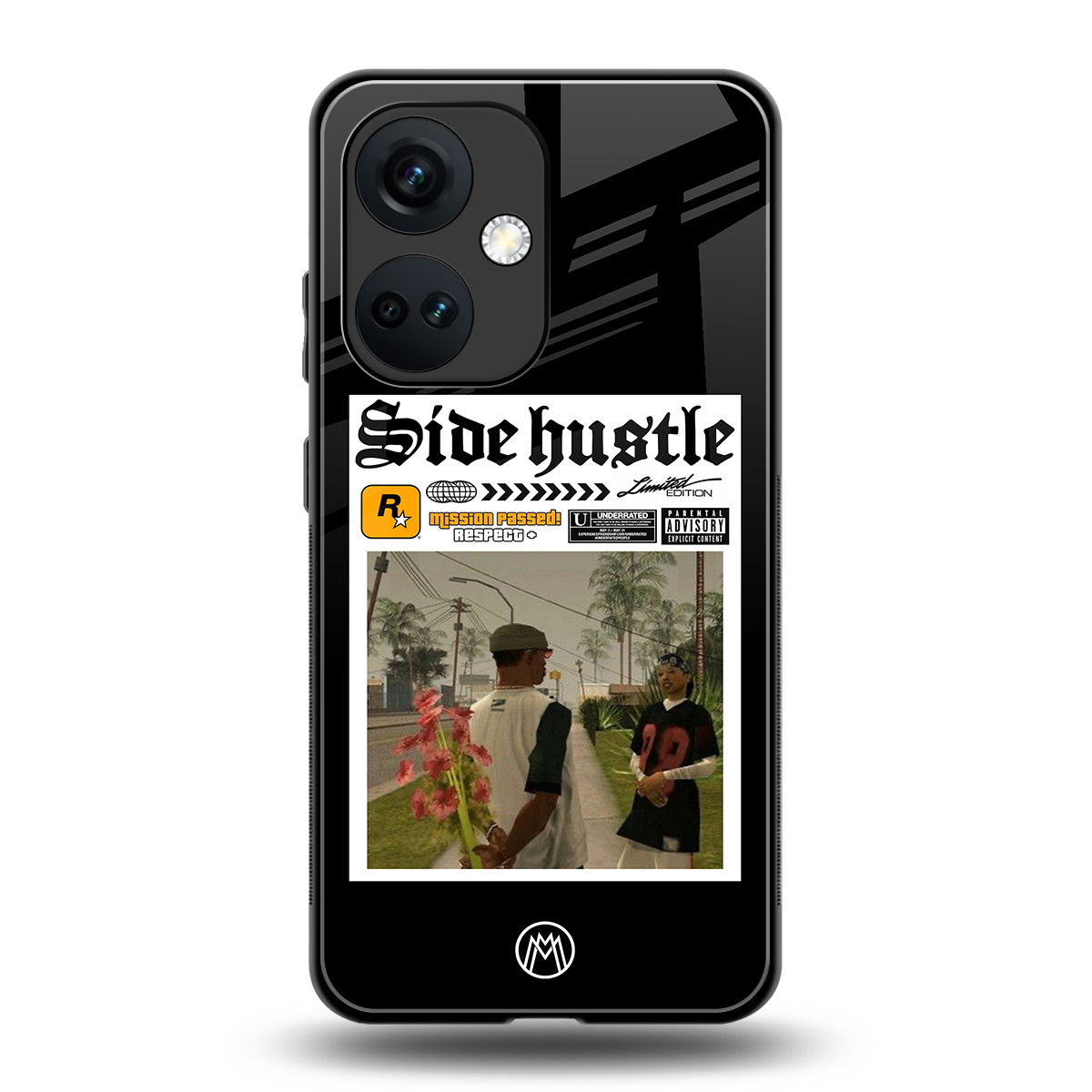 side hustle back phone cover | glass case for oneplus nord ce 3