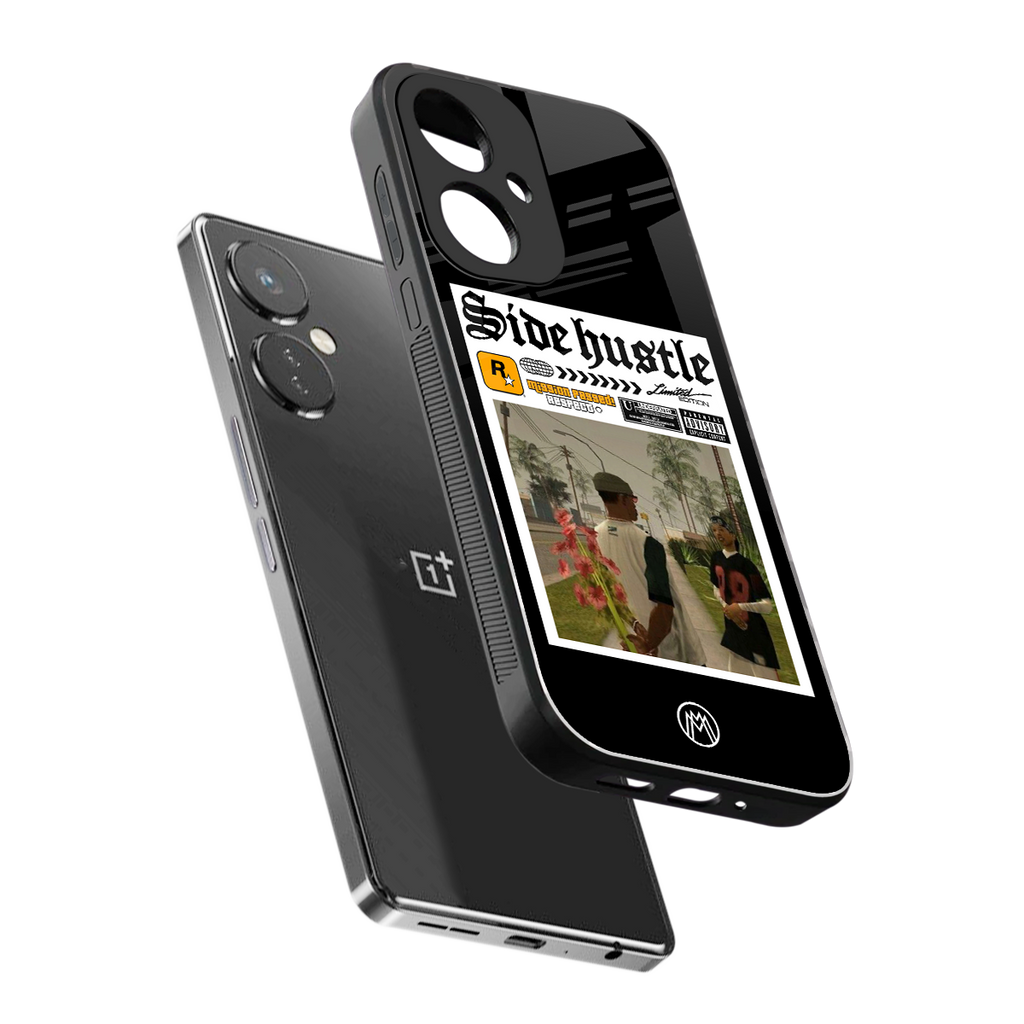 side hustle back phone cover | glass case for oneplus nord ce 3