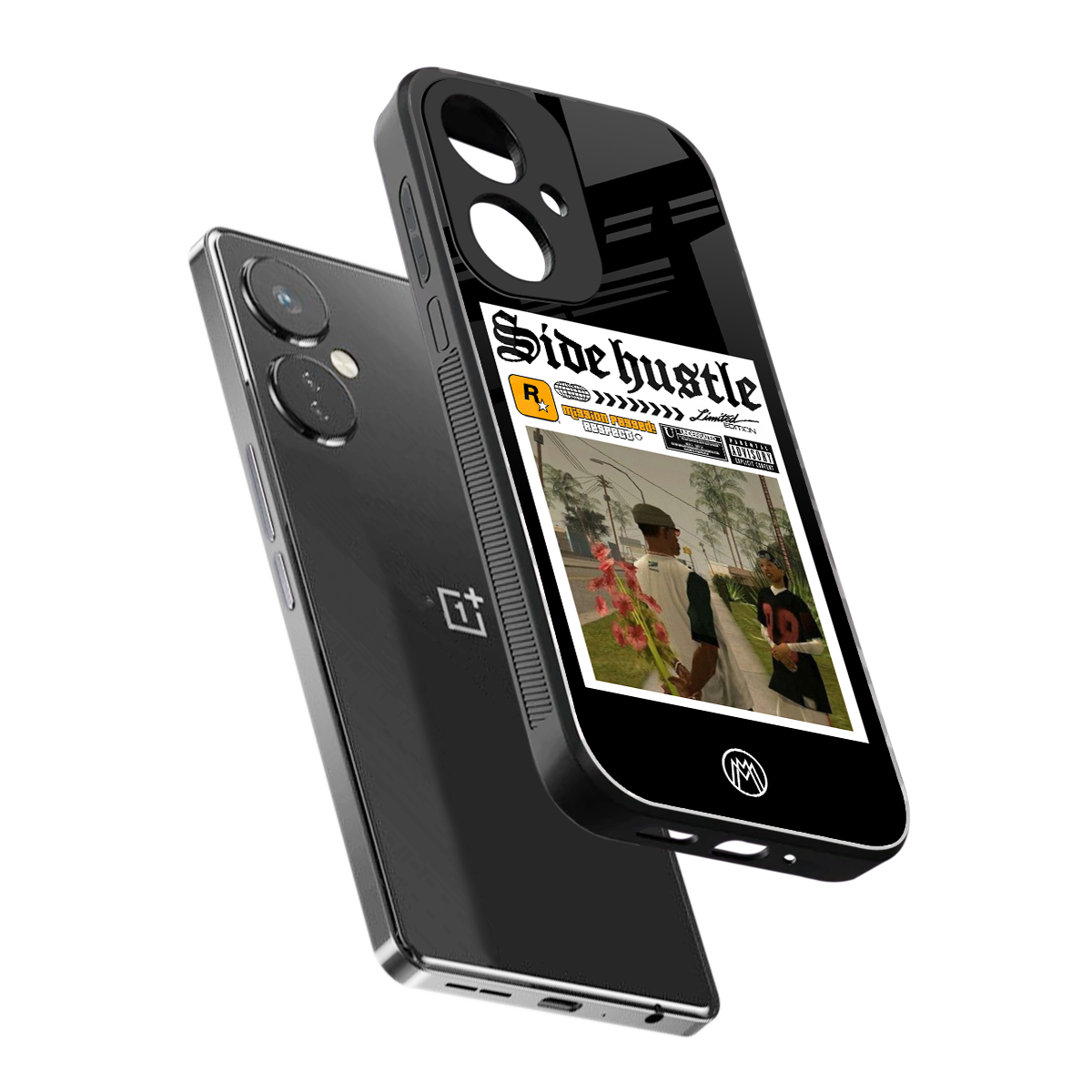 side hustle back phone cover | glass case for oneplus nord ce 3