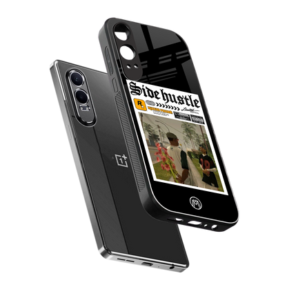 side hustle back phone cover | glass case for oneplus nord ce 4 lite