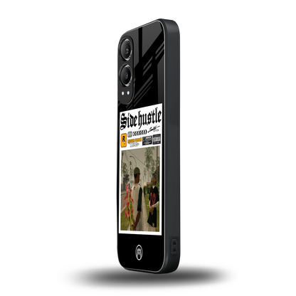 side hustle back phone cover | glass case for oneplus nord ce 4 lite