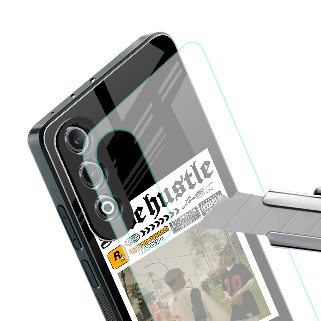 side hustle back phone cover | glass case for oneplus nord ce 4