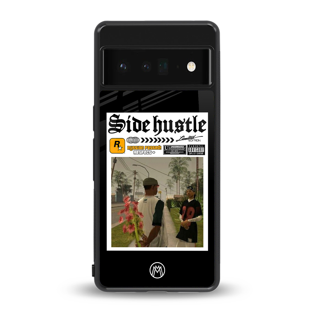 side hustle back phone cover | glass case for google pixel 6 pro
