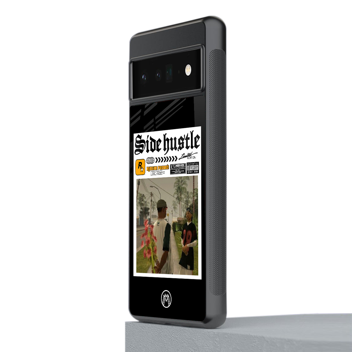 side hustle back phone cover | glass case for google pixel 6 pro