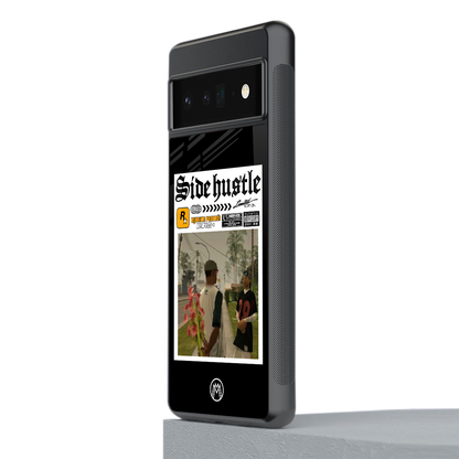 side hustle back phone cover | glass case for google pixel 6 pro