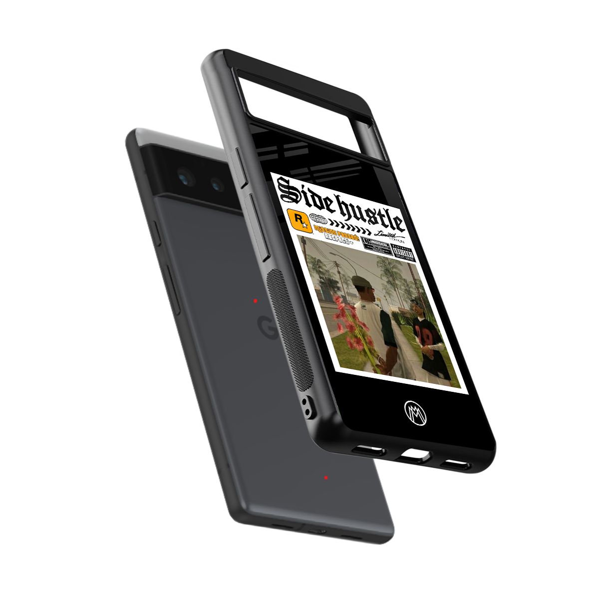 side hustle back phone cover | glass case for google pixel 6
