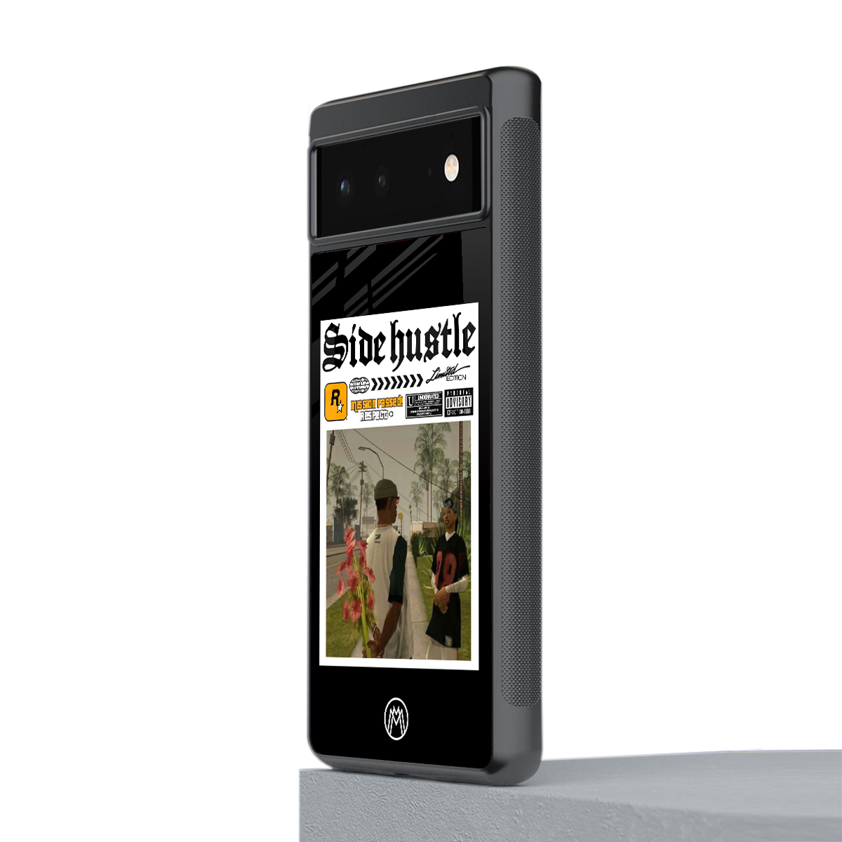 side hustle back phone cover | glass case for Google Pixel 6A