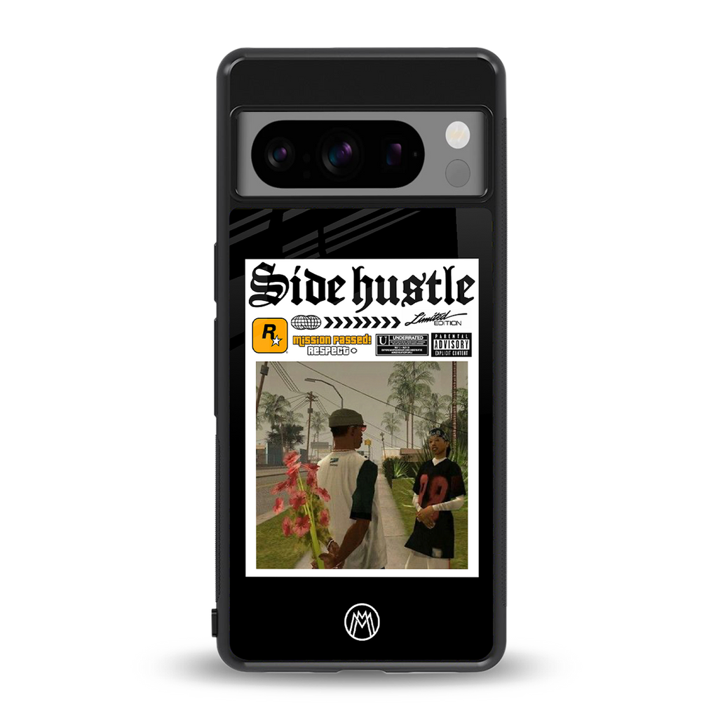 side hustle back phone cover | glass case for google pixel 8 pro