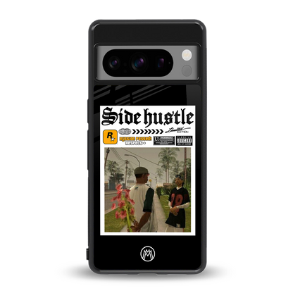 side hustle back phone cover | glass case for google pixel 8 pro