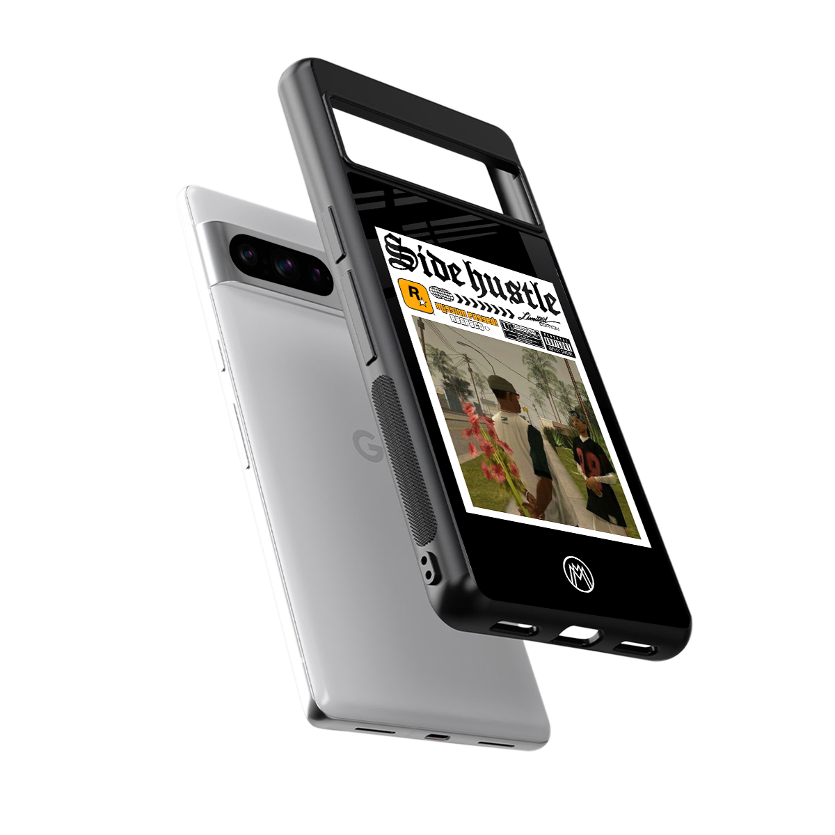 side hustle back phone cover | glass case for google pixel 8 pro