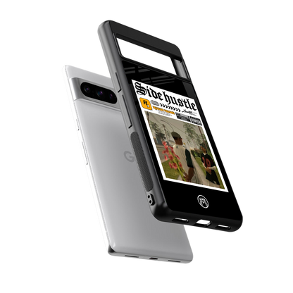side hustle back phone cover | glass case for google pixel 8 pro