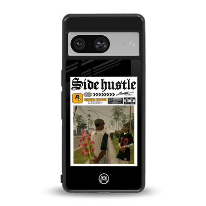 side hustle back phone cover | glass case for Google Pixel 8