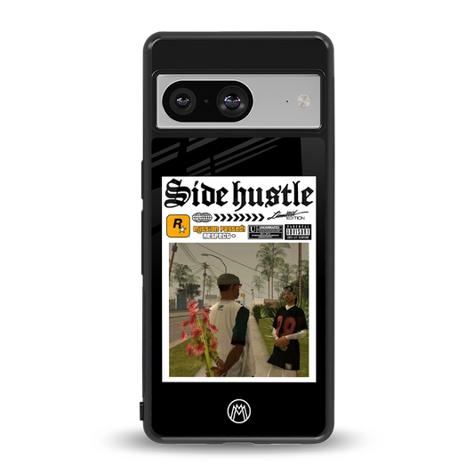 side hustle back phone cover | glass case for Google Pixel 8
