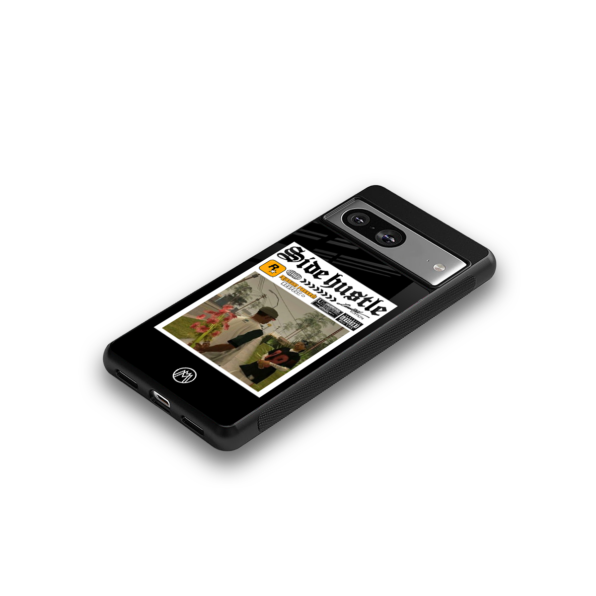 side hustle back phone cover | glass case for Google Pixel 8