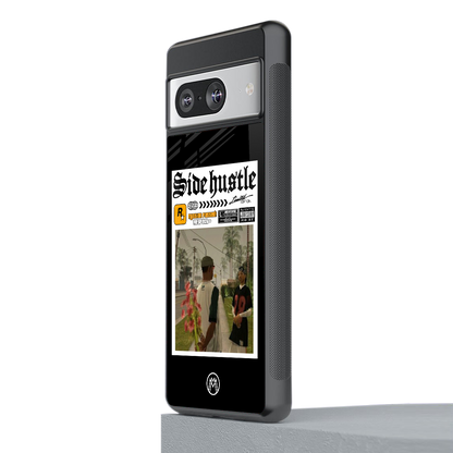 side hustle back phone cover | glass case for Google Pixel 8