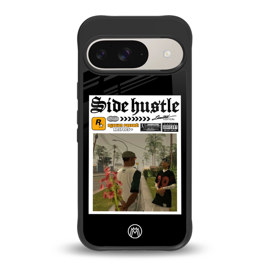 side hustle back phone cover | glass case for google pixel 9