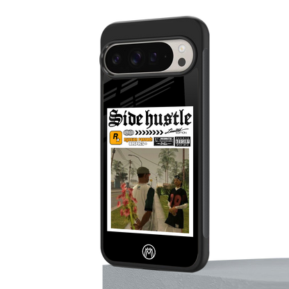 side hustle back phone cover | glass case for google pixel 9 pro xl