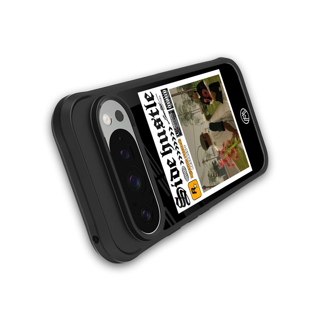side hustle back phone cover | glass case for google pixel 9 pro
