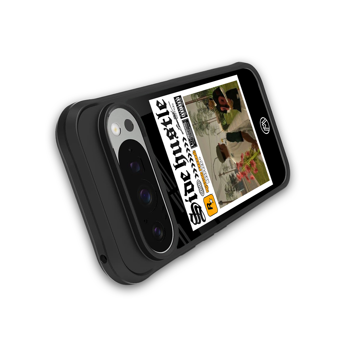 side hustle back phone cover | glass case for google pixel 9 pro