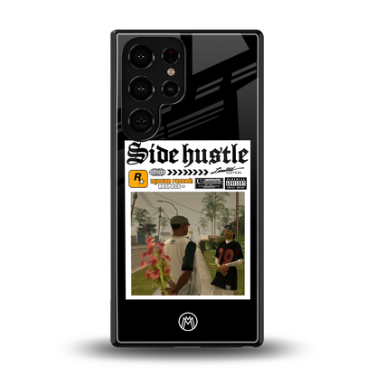 side hustle back phone cover | glass case for samsung galaxy s25 ultra