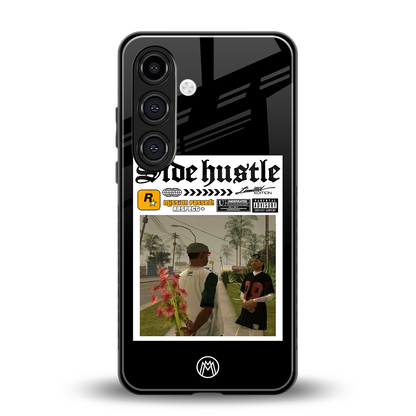 side hustle back phone cover | glass case for samsung galaxy s24 fe