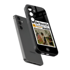 side hustle back phone cover | glass case for samsung galaxy s24 fe