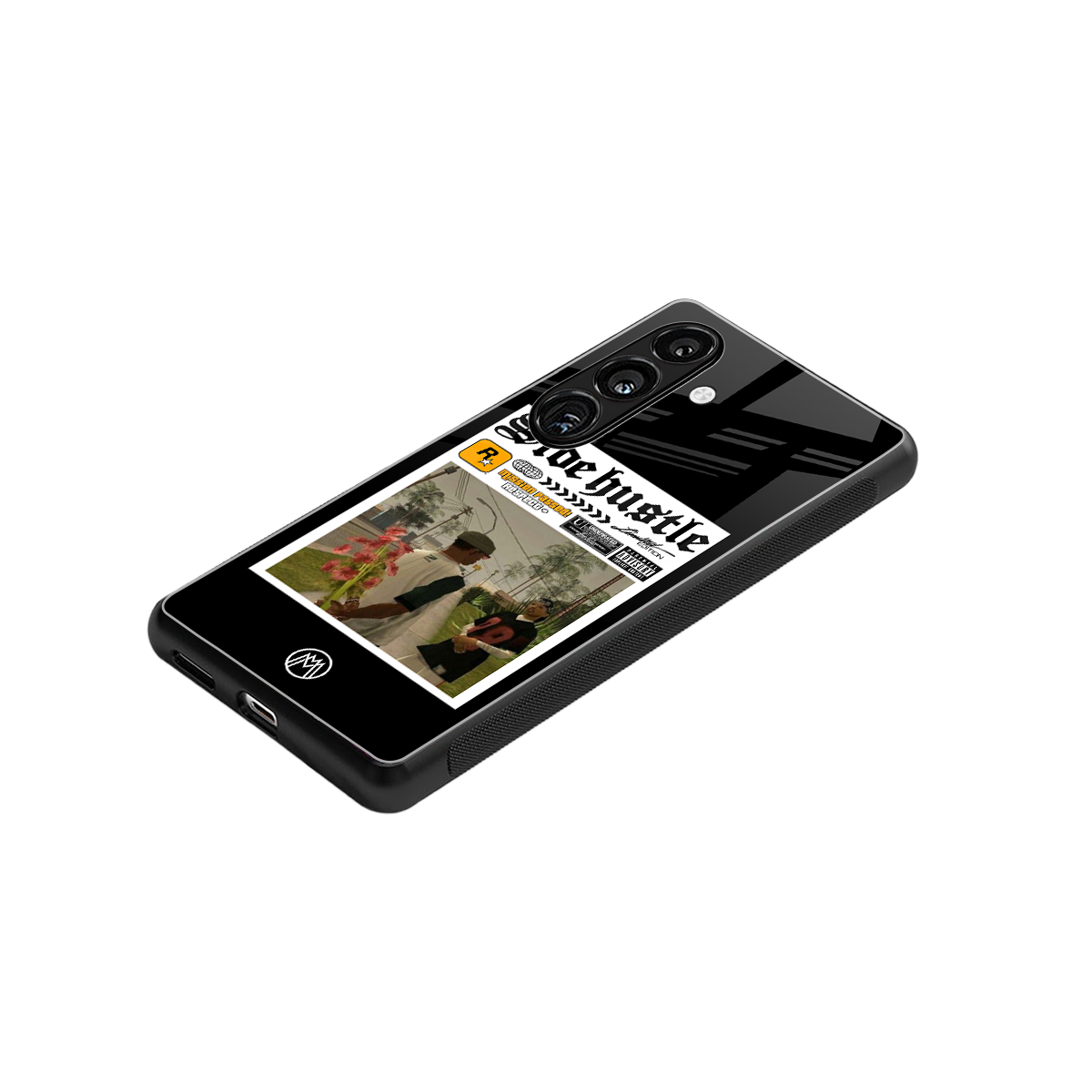 side hustle back phone cover | glass case for samsung galaxy s24