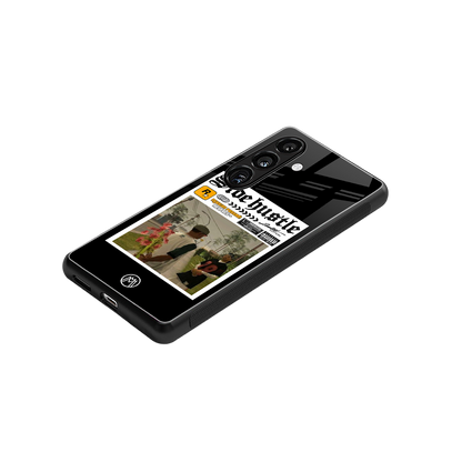 side hustle back phone cover | glass case for samsung galaxy s23