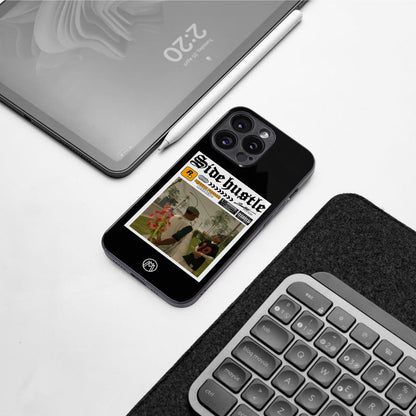 side hustle back phone cover | glass case for iphone 16