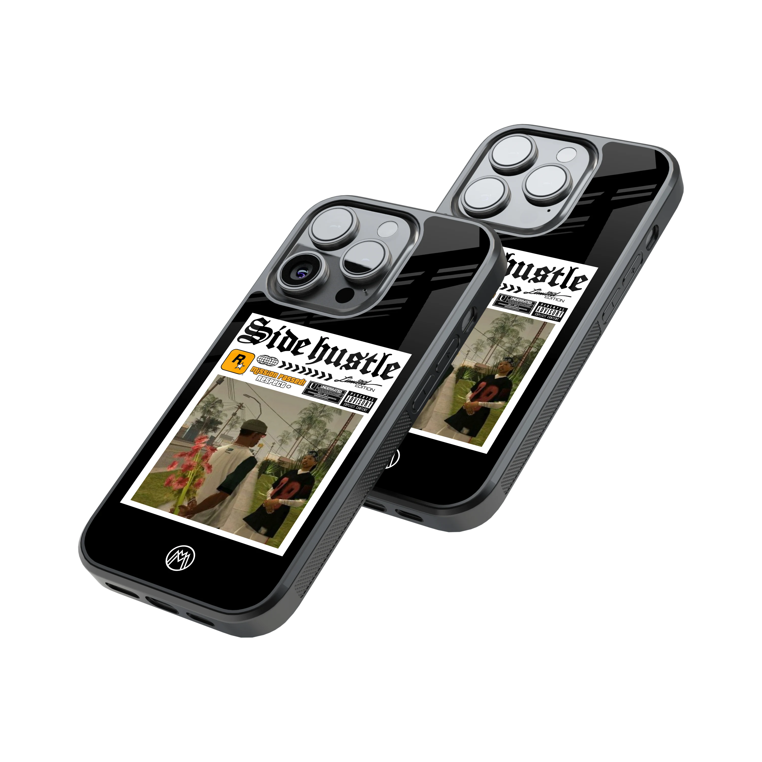 Protective Glass Back Phone Case Compatible with iPhone, Samsung, OnePlus, Pixel & More