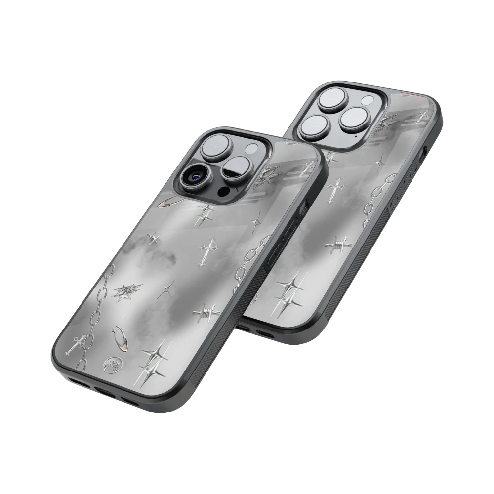 Protective Glass Back Phone Case Compatible with iPhone, Samsung, OnePlus, Pixel & More