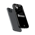 sinner back phone cover | glass case for iphone 15 plus