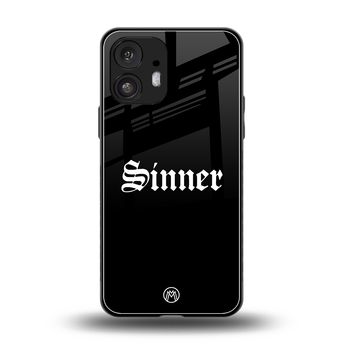 sinner back phone cover | glass case for nothing phone 2