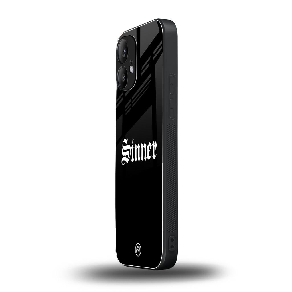sinner back phone cover | glass case for nothing phone 2