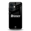 sinner back phone cover | glass case for oneplus nord ce 3