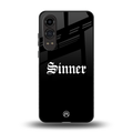 sinner back phone cover | glass case for oneplus nord ce 4 lite