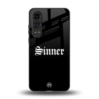 sinner back phone cover | glass case for oneplus nord ce 4 lite
