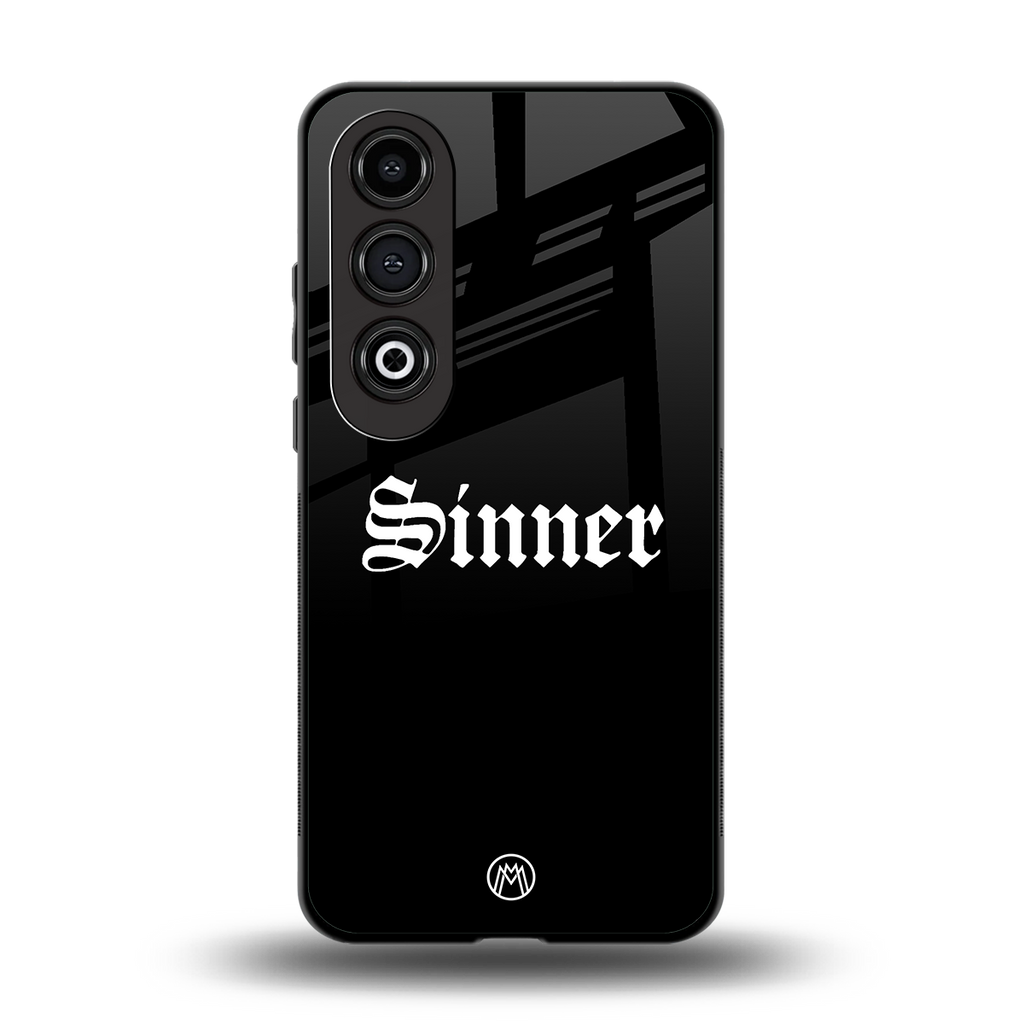 sinner back phone cover | glass case for oneplus nord ce 4